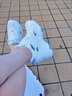 啄木鳥(niǎo)品牌運動(dòng)老爹鞋女2025內增高女鞋休閑皮面小白鞋運動(dòng)小個(gè)子增高鞋 白色網(wǎng)面 38 曬單實(shí)拍圖