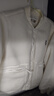 Teenie Weenie【兩面穿】小熊女裝外套冬季時尚美拉德簡約休閑棉服 象牙白 S (160) 曬單實拍圖