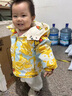 G.DUCK KIDS小黃鴨童裝男女童羽絨服秋冬季兒童沖鋒衣新款加厚保暖寶寶外套 黃色 100碼建議90-100cm3-4歲cm 曬單實(shí)拍圖
