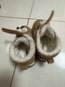 MIKIHOUSE棉鞋秋冬加絨內(nèi)里保暖學步棉鞋靴子雪地靴保溫舒適HOTBISCUITS 淺駝色 15.5 (適合腳長15cm) 曬單實拍圖