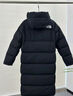 The North Face24秋冬新款北面長款羽絨服情侶款戶外550蓬鵝絨長款羽絨服81P7 4H0/宇宙黑 M /170 曬單實(shí)拍圖