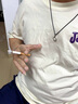 中國黃金（CHINA GOLD）平安扣項鏈足銀男吊墜高級感招財項繩七夕情人節(jié)禮物送女朋友老婆 足銀平安扣項繩【品牌禮盒】 曬單實拍圖