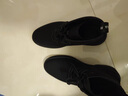 雅格納品牌輕奢馬丁靴男2025秋冬季新款靴子男厚底增高工裝靴加絨短靴男 黑色 41 （標準皮鞋尺碼） 曬單實(shí)拍圖