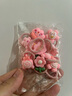 嬰兒不傷發(fā)發(fā)圈兒童可愛(ài)發(fā)繩頭飾寶寶花朵拇指圈女童皮筋頭繩發(fā)飾 顏色隨機20條 曬單實(shí)拍圖
