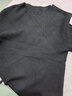 貓人2025新款無(wú)縫針織衫女士圓領(lǐng)套頭黑色打底衫內搭修身保暖毛衣上衣 曬單實(shí)拍圖