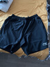 李寧（LI-NING）男裝專業(yè)比賽服羽毛球系列男子彈力抽繩比賽褲運(yùn)動(dòng)短褲AAPR079 黑色-3 2XL 曬單實(shí)拍圖