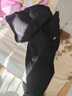 特步（XTEP）運動(dòng)褲女褲加絨長(cháng)褲冬季款加厚針織褲保暖休閑衛褲高腰小腳褲子女 黑白【加絨款】 2XL /180 曬單實(shí)拍圖