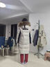 QYGY東北加厚白鵝絨羽絨服女長(cháng)款過(guò)膝新款超厚極寒工裝毛領(lǐng)派克服外套 女士燕麥色 真貉子大毛領(lǐng) M  90鵝絨420g（建議100-123斤） 曬單實(shí)拍圖
