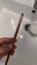秦妍（Qinyan）硬芯砍刀眉筆野生眉根根分明眉筆防水防汗刀削式鴨嘴型新手畫眉筆 【2支淺棕色】+5件套 曬單實拍圖