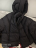 坦博爾2025秋冬季新款羽絨服女裝高倍充絨加厚零壓云朵泡芙連帽保暖外套 黑色 S (160) 建議體重110斤-120斤 曬單實(shí)拍圖