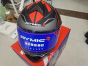 睿覓（RYMIC）摩托車(chē)頭盔揭面盔3C認證專(zhuān)業(yè)機車(chē)頭盔四季男女跑盔935紅灰3XL 曬單實(shí)拍圖