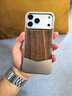 Eary【國潮實(shí)木】適用蘋(píng)果iphone17promax手機殼金屬無(wú)邊框推拉木質(zhì)商務(wù)高級感超薄保護套男款創(chuàng  )意個(gè)性 鈦原色【一件拆裝/金屬+胡桃實(shí)木/磁吸充電】 蘋(píng)果17promax 曬單實(shí)拍圖