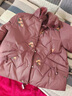 俞兆林媽媽冬裝洋氣羽絨服新款女裝小個(gè)子中老年奶奶翻領(lǐng)老年人加厚外套 香芋紫 XL 【建議90-104斤】 曬單實(shí)拍圖