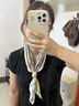 啄木鳥(niǎo)桑蠶絲小方巾女真絲素縐緞12姆米高端百搭女素雅絲巾披肩圍巾 福寶雨林68*68cm左右 曬單實(shí)拍圖