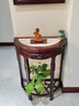 檀趣非洲酸枝沉貴寶（學(xué)名：可樂豆木）玄關(guān)桌靠墻半圓桌玄關(guān)柜中式玄 A款 木面長(zhǎng)60cm一個(gè) 曬單實(shí)拍圖
