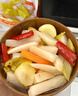 老壇子 活泡菜爽口什錦1斤 四川東坡泡菜泡蘿卜青菜藠頭下飯菜 曬單實(shí)拍圖