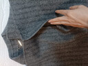 太平鳥(niǎo)時(shí)尚翻領(lǐng)大衣 灰色中長(cháng) S 155 曬單實(shí)拍圖