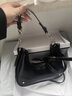 袋鼠（KANGAROO）氣質(zhì)魅力磁場(chǎng)小眾手提鏈條腋下包女2024七夕高級感洋氣單肩斜挎包 黑色- 曬單實(shí)拍圖