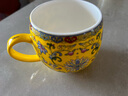 Gao Chun Ceramics高淳陶瓷中國風(fēng)茶杯 琺瑯彩中式輕奢水杯陶瓷茶杯茶具 國韻黃花鳥(niǎo)蓋杯 曬單實(shí)拍圖