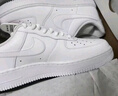 耐克NIKE緩震板鞋男空軍一號AIR FORCE 1運動(dòng)小白鞋CW2288-111白42.5 曬單實(shí)拍圖