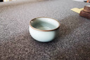 季慕家龍泉青瓷功夫小茶杯鼓杯哥窯鐵胎主人杯普洱茶杯粉青陶瓷普洱茶杯 龍泉青瓷茶杯 曬單實(shí)拍圖