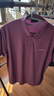 GLVX高爾夫服裝男裝短袖POLO衫休閑衣服薄款男士上衣戶(hù)外運動(dòng)高彈球衣 P1紫色 L 曬單實(shí)拍圖