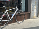 迪卡儂（DECATHLON）公路車(chē)WOMAN EASY鋁合金車(chē)架女士雙剎單牙盤(pán)鋼制直式前叉c 8速鋁通勤輕便自行車(chē) M碼—適合身高170~177cm 曬單實(shí)拍圖