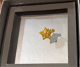 周大福 爆閃方糖許愿星星黃金吊墜(工費180)約1.45g EOF1392 曬單實(shí)拍圖