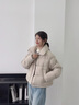 波司登25年羽絨服女士冬季90絨加厚立領(lǐng)寬松短款休閑加厚保暖外套 曬單實(shí)拍圖