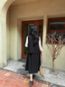 對白（DUIBAI）輕國風(fēng)減齡馬甲套裝裙女2026春新款盤(pán)扣上衣半身裙優(yōu)雅兩件套 靜謐黑 S 曬單實(shí)拍圖