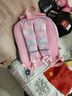 艾欣兒幼兒園書(shū)包女中大班小學(xué)生一二年級小背包卡通動(dòng)漫庫洛米超輕減負 粉色獨角獸+小馬掛件 曬單實(shí)拍圖