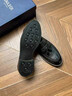 樂(lè )福鞋男2024新款英倫懶人流蘇結婚新郎商務(wù)休閑一腳蹬皮鞋男 黑色 39 曬單實(shí)拍圖