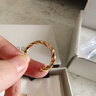 白嵐麻花耳環(huán)女S925銀耳釘時(shí)尚素圈耳飾簡約優(yōu)雅氣質(zhì)生日禮物小禮品 金色大號(hào) 曬單實(shí)拍圖