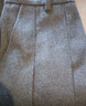 森馬（Semir）森馬半身裙女仿毛呢裙子24冬新款A字百褶裙遮胯顯瘦109724120001 曬單實(shí)拍圖