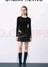 UR秋季新款女裝時(shí)髦簡(jiǎn)約開(kāi)衩pu皮質(zhì)短裙半裙UWJ540029 黑色 S 曬單實(shí)拍圖