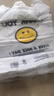 登比塑料袋加厚背心袋大號笑臉超市購物食品袋方便打包袋40*60cm100只 曬單實(shí)拍圖