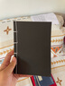 十方清梵 傳統手工本線(xiàn)裝本筆記本空白加厚線(xiàn)裝筆記本仿古風(fēng)毛筆硬筆軟筆豎八行 1本60張120頁(yè) 黑色封皮（牛皮色內頁(yè)） 曬單實(shí)拍圖