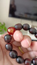 潮典 紅瑪瑙散珠子12生肖紅色圓珠本命年手工diy手串隔珠星月菩提配飾 戌狗 14mm 曬單實(shí)拍圖