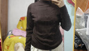 森馬（Semir）森馬美利奴純色羊毛衫女24冬新款半高領打底衫可機洗109724107001 曬單實拍圖
