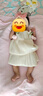 G.DUCKKIDS小黃鴨嬰兒衣服夏季吊帶包屁裙百天宴女寶寶滿月蛋糕裙公主周歲服 杏色 66cm 曬單實拍圖