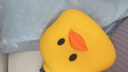 JCZS德國品牌熱水袋卡通硅膠被窩專(zhuān)用灌水式注水加厚防爆大姨媽暖水袋 黃橙小雞仔【可微波爐加熱】保暖套 曬單實(shí)拍圖