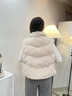 ONLY2025冬季新款蓬松保暖毛絨立領(lǐng)短款馬甲羽絨服女|125452001 A06太古白色 XS 曬單實(shí)拍圖