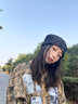 肯默（KENMO）春夏季薄款透氣女士蕾絲堆堆帽男嘻哈時(shí)尚包頭帽防曬遮陽毛線帽 黑色 標(biāo)準(zhǔn)均碼53-64cm 曬單實(shí)拍圖
