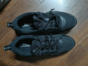 特步男子跑步鞋運動(dòng)鞋輕便減震防潑水革面跑鞋黑色 曬單實(shí)拍圖