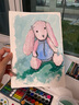 得韻英國得韻（DERWENT）Inktense Blocks水彩條固體水溶水墨條學(xué)生美術(shù)繪畫(huà)彩色畫(huà) 24色鐵盒裝(2300443) 曬單實(shí)拍圖