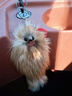 DRACO適用于狐貍毛絨皮草女小狐貍包包掛件汽車(chē)鑰匙扣掛飾真毛球飾品手機吊墜圣誕節禮物 紅狐本色小號 16厘米左右 曬單實(shí)拍圖