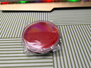 西瑪（SIMAA） φ80mm透明圓形財務(wù)快干印臺印泥 辦公用品 紅色21531 曬單實(shí)拍圖