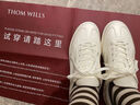 THOM WILLS【女鞋】德訓鞋女經(jīng)典休閑百搭白色板鞋真皮輕柔透氣小白鞋不累腳 米白色WG951 38 /6碼 曬單實拍圖