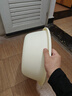 五月花洗臉盆35cm1只裝家用加厚洗臉浴室水盆泡腳盆塑料盆廚房洗菜盆 曬單實(shí)拍圖