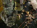 OIMG啤酒杯玻璃白酒杯家用二兩鋼化八角杯ktv套裝100ml高級輕奢小容量 八角杯【鋼化】100ml（10只） 強化水杯洋酒杯防摔 曬單實(shí)拍圖